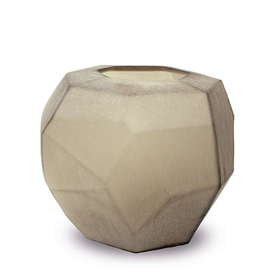 Guaxs Vase Cubistic Smokegrey