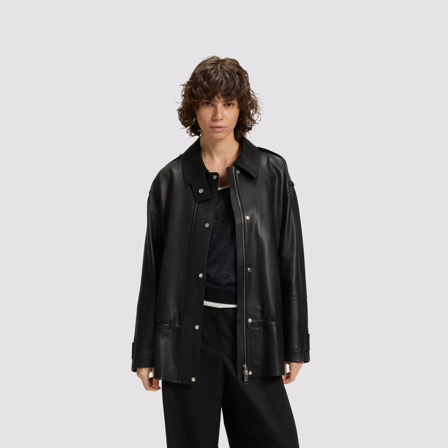 Lederjacke