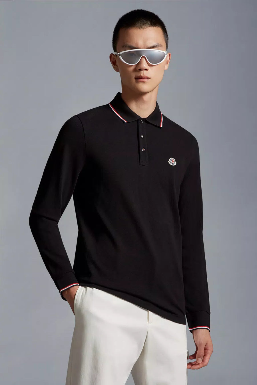 Poloshirt mit langen Ärmeln